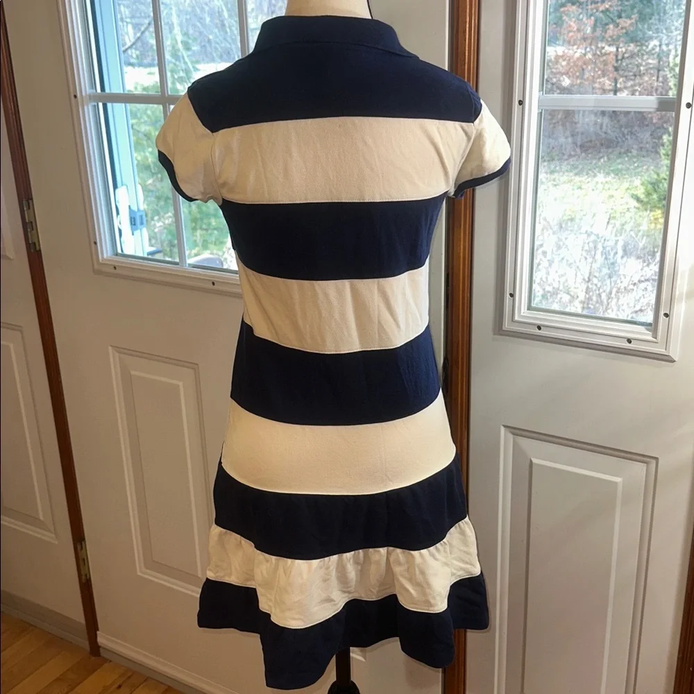 Ralph Lauren Navy and Cream Polo Dress - Picture 2 of 8